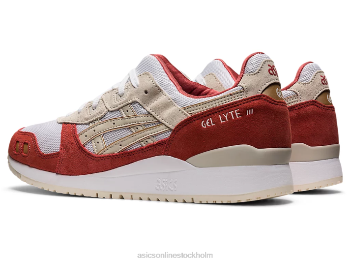 Asics gel-lyte iii og män D6D01124 vit/rökgrå