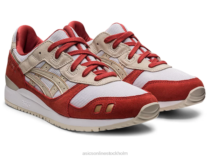Asics gel-lyte iii og män D6D01124 vit/rökgrå