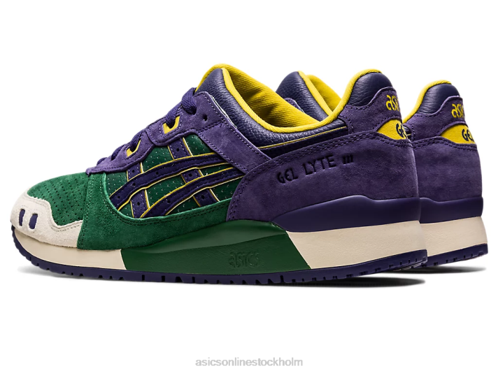 Asics gel-lyte iii og män D6D01330 jägargrön/lila matt