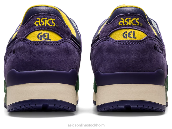 Asics gel-lyte iii og män D6D01330 jägargrön/lila matt