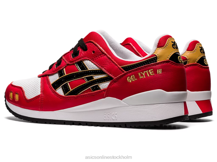 Asics gel-lyte iii og män D6D01656 klassisk röd/svart