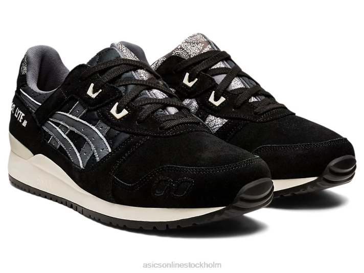 Asics gel-lyte iii og män D6D01713 svart/kräm