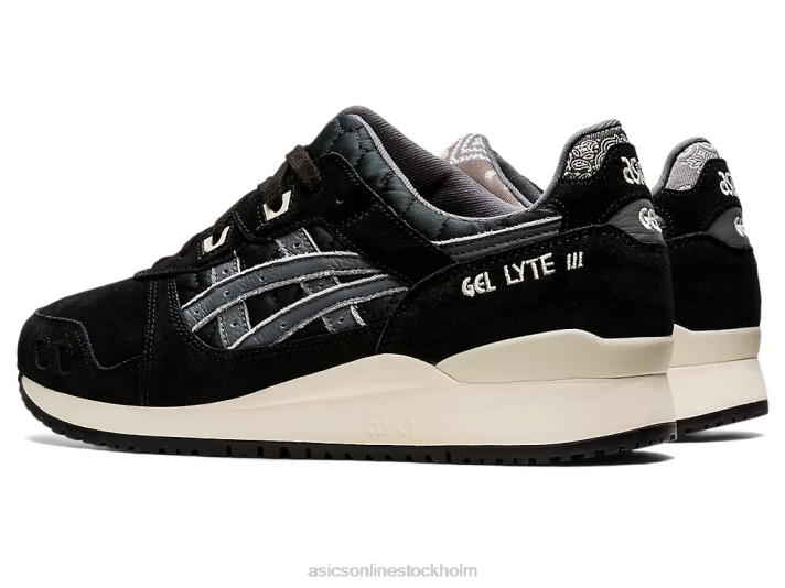 Asics gel-lyte iii og män D6D01713 svart/kräm