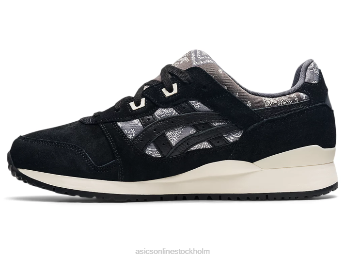 Asics gel-lyte iii og män D6D01713 svart/kräm