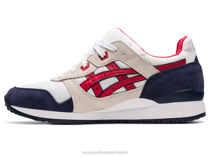 Asics gel-lyte iii og män D6D01903 vit/klassisk röd