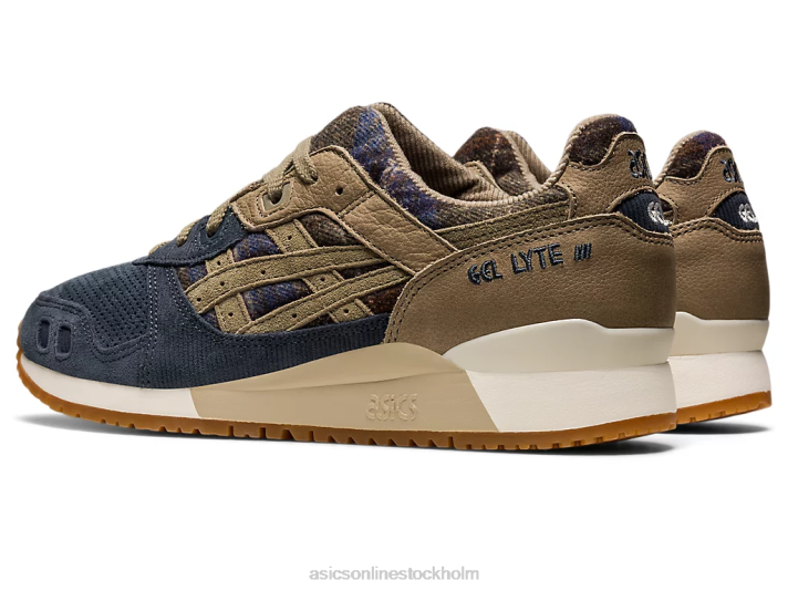 Asics gel-lyte iii og män D6D0736 asfalt/mink
