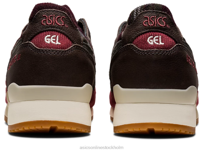 Asics gel-lyte iii og män D6D0747 bringa röd/obsidian grå