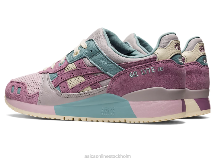 Asics gel-lyte iii og män D6D0943 knappt ros/rosenkvarts
