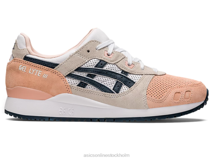 Asics gel-lyte iii og män D6D0987 bakad rosa/fransk blå