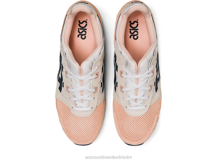 Asics gel-lyte iii og män D6D0987 bakad rosa/fransk blå