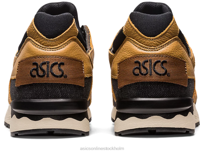 Asics gel-lyte v modernt lapptäcke män D6D0235 husvagn/svart