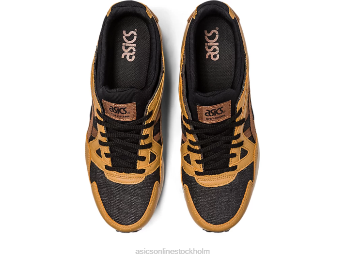 Asics gel-lyte v modernt lapptäcke män D6D0235 husvagn/svart