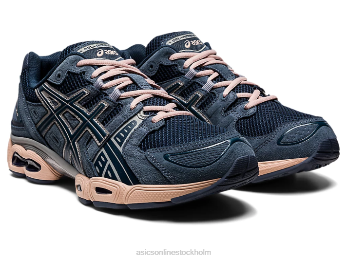 Asics gel-nimbus 9 män D6D01097 fransk blå/tarmac