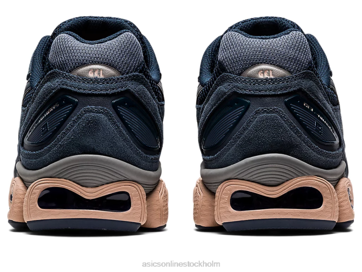 Asics gel-nimbus 9 män D6D01097 fransk blå/tarmac