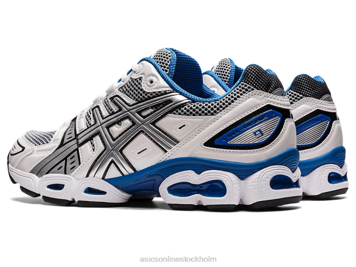 Asics gel-nimbus 9 män D6D01225 vit/lake drive