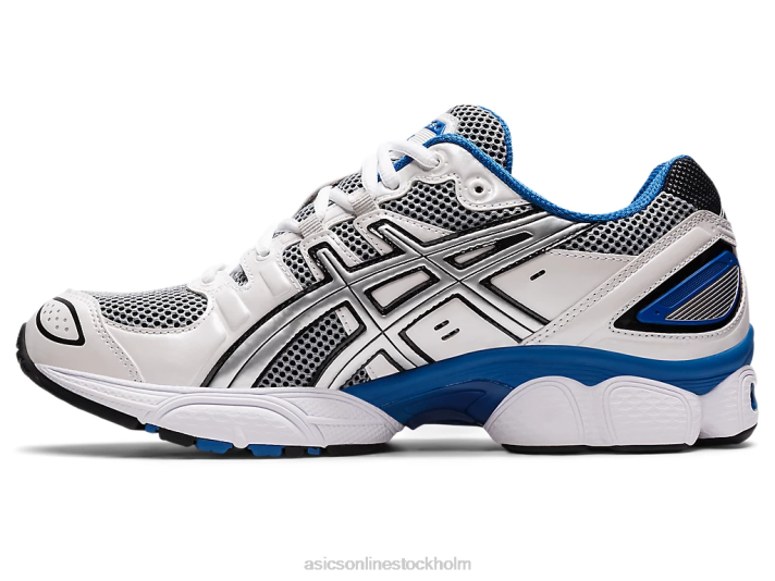 Asics gel-nimbus 9 män D6D01225 vit/lake drive