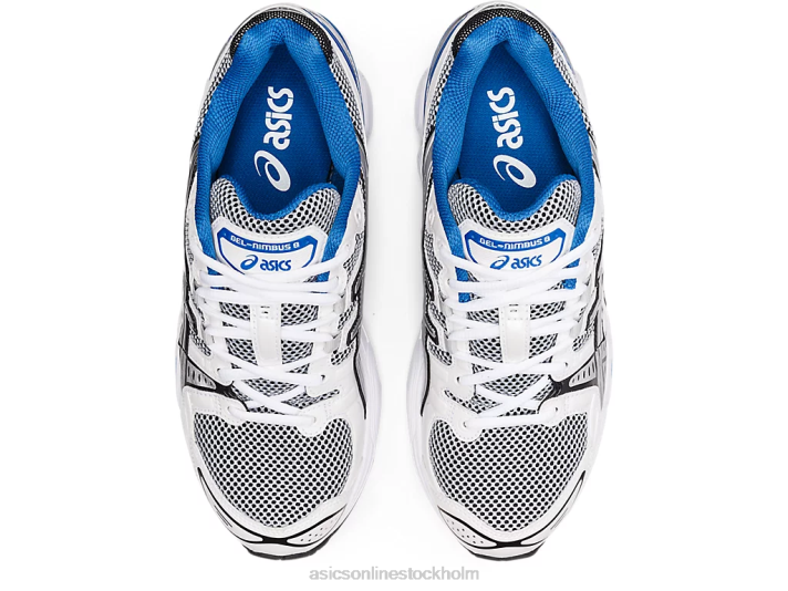 Asics gel-nimbus 9 män D6D01225 vit/lake drive