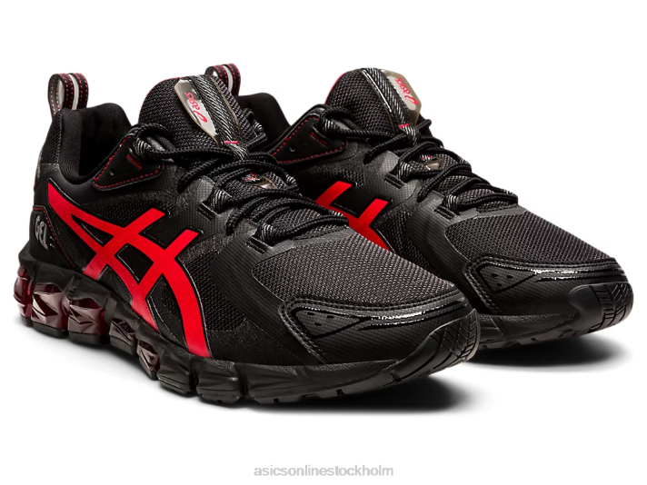 Asics gel-quantum 180 män D6D01875 svart/elektrisk röd