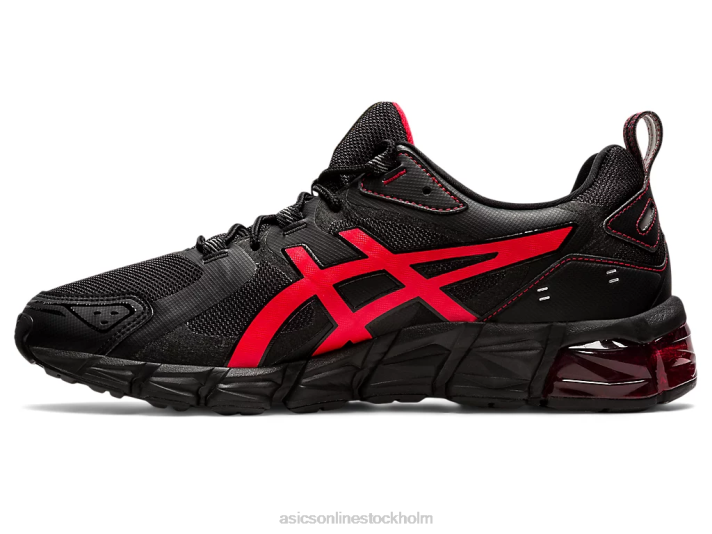 Asics gel-quantum 180 män D6D01875 svart/elektrisk röd