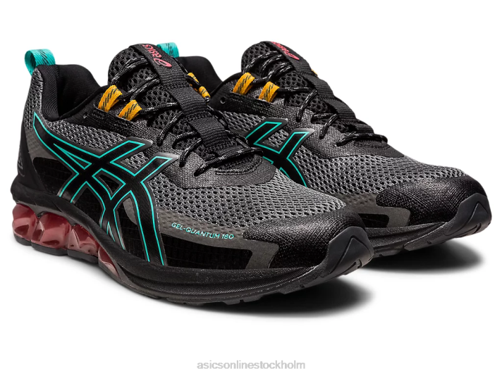 Asics gel-quantum 180 vii män D6D0131 stålgrå/svart