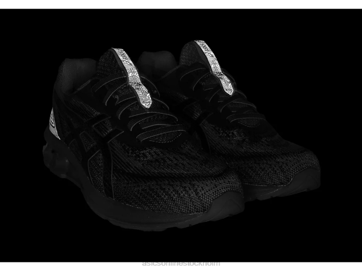 Asics gel-quantum 180 vii män D6D0224 svart/säkerhetsgul