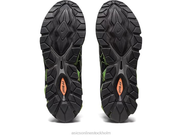 Asics gel-quantum 360 vii män D6D0133 mörkgrå/limegrön
