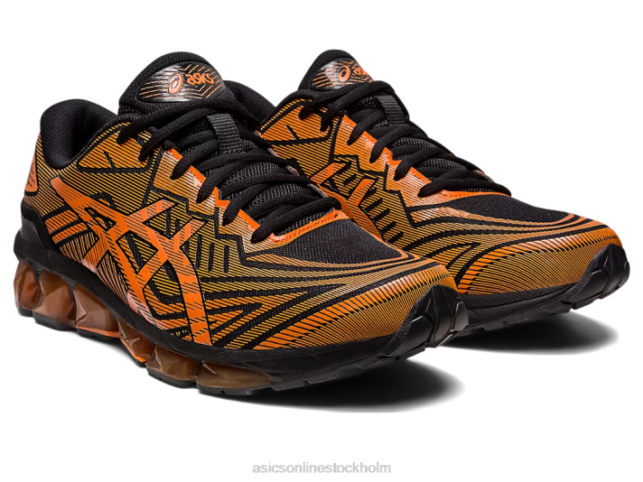 Asics gel-quantum 360 vii män D6D0615 svart/habanero