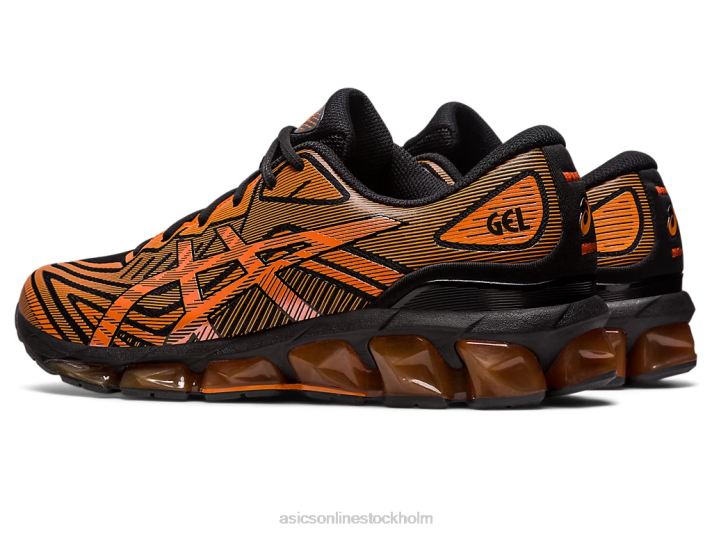 Asics gel-quantum 360 vii män D6D0615 svart/habanero