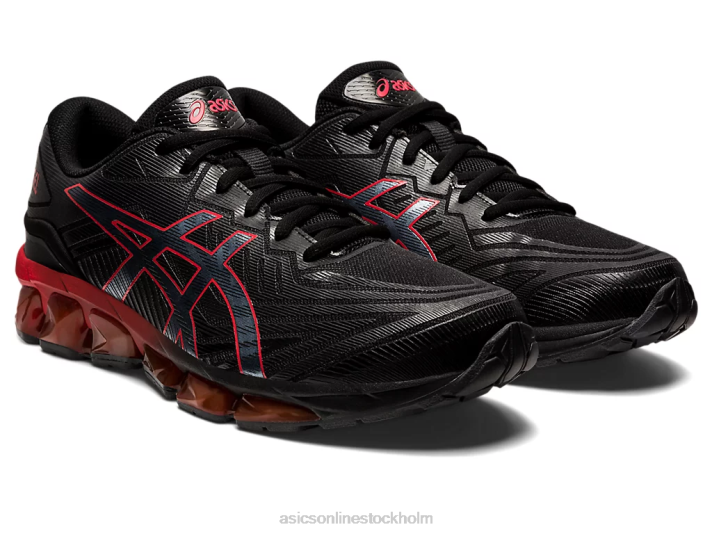 Asics gel-quantum 360 vii män D6D0729 svart/röd varning