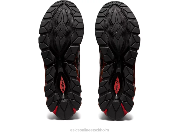 Asics gel-quantum 360 vii män D6D0729 svart/röd varning