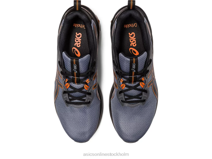 Asics gel-quantum 90 iv män D6D0128 stålgrå/habanero