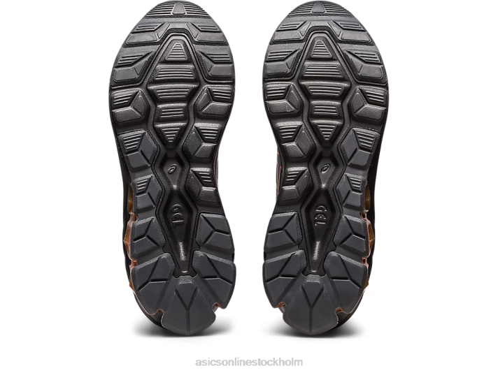 Asics gel-quantum 90 iv män D6D0128 stålgrå/habanero