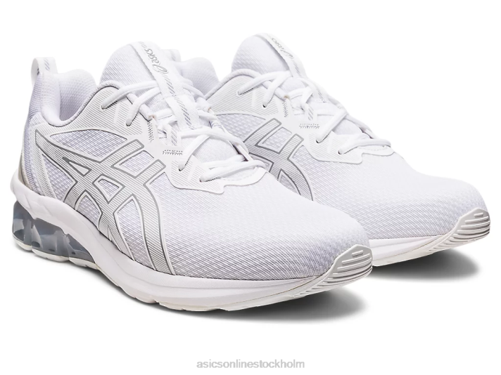 Asics gel-quantum 90 iv män D6D079 vit/plåtsten