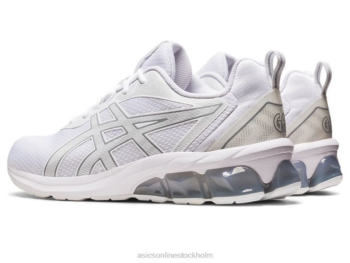 Asics gel-quantum 90 iv män D6D079 vit/plåtsten