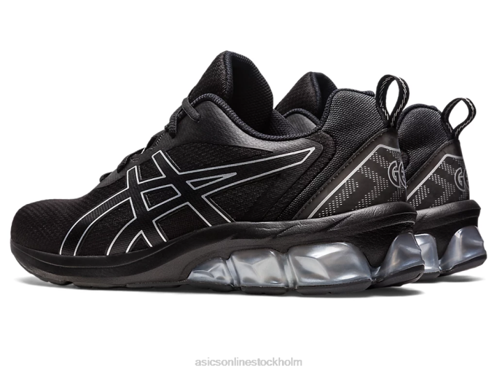 Asics gel-quantum 90 iv män D6D095 svart/rent silver