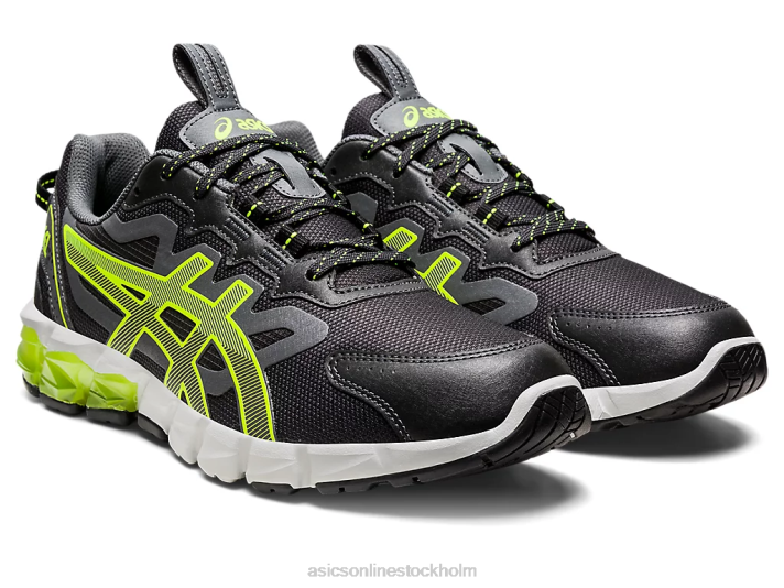 Asics gel-quantum 90 män D6D01378 grafitgrå/säkerhetsgul