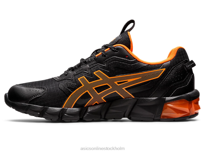 Asics gel-quantum 90 män D6D01603 svart/chockerande orange