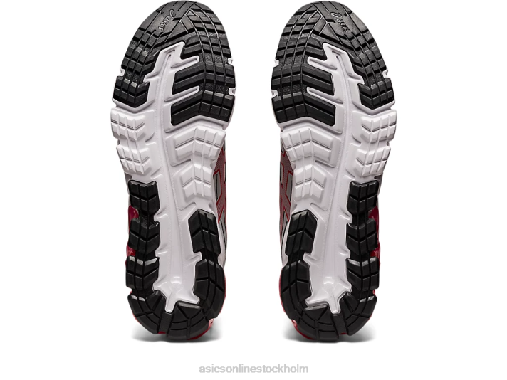 Asics gel-quantum 90 män D6D0672 glaciärgrå/klassisk röd