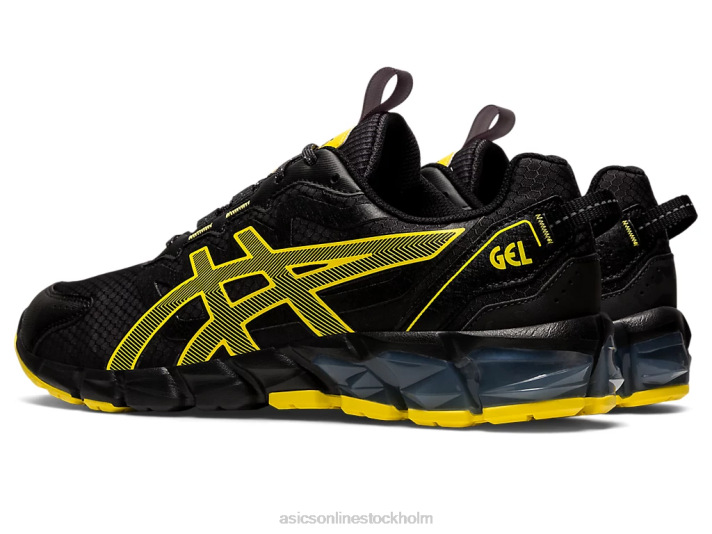 Asics gel-quantum 90 män D6D0785 svart/livande gul