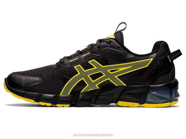 Asics gel-quantum 90 män D6D0785 svart/livande gul