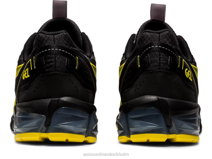 Asics gel-quantum 90 män D6D0785 svart/livande gul