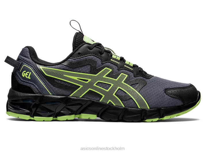 Asics gel-quantum 90 män D6D0801 metropol/limegrönt