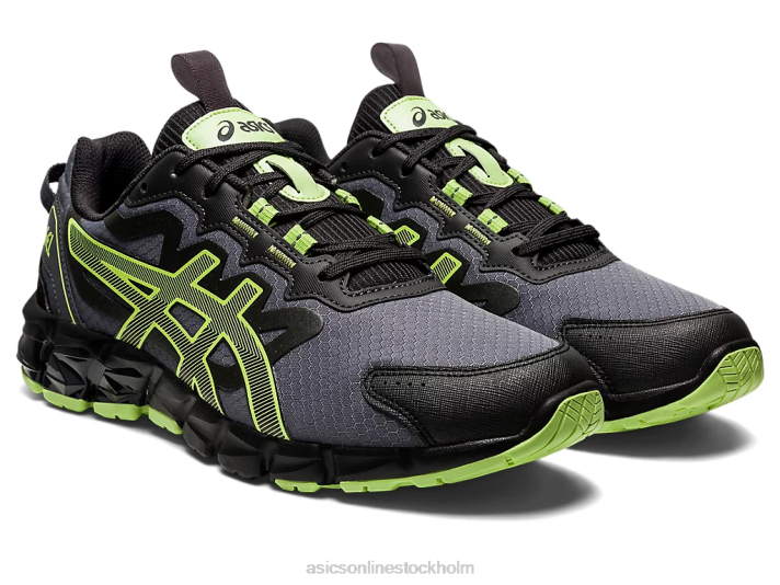 Asics gel-quantum 90 män D6D0801 metropol/limegrönt