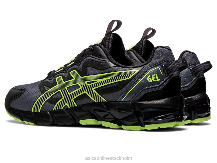 Asics gel-quantum 90 män D6D0801 metropol/limegrönt