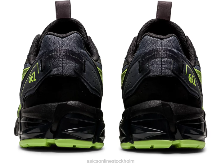 Asics gel-quantum 90 män D6D0801 metropol/limegrönt