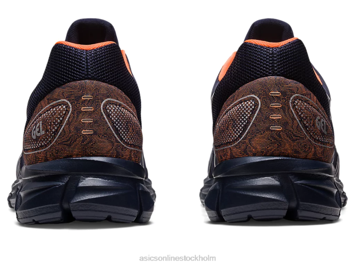 Asics gel-quantum lyte ii män D6D0268 midnatt/chockerande orange
