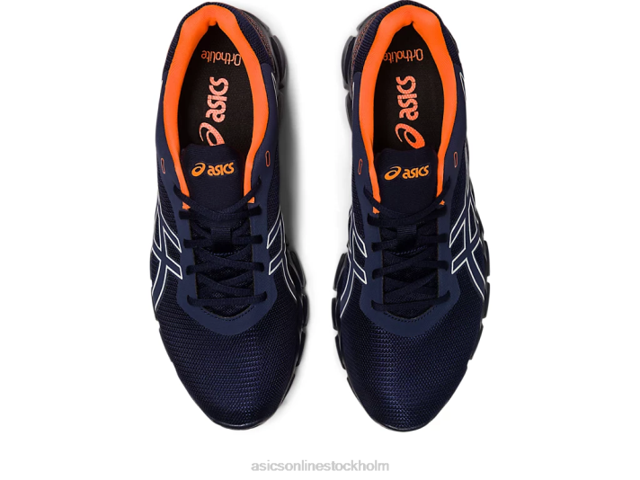Asics gel-quantum lyte ii män D6D0268 midnatt/chockerande orange