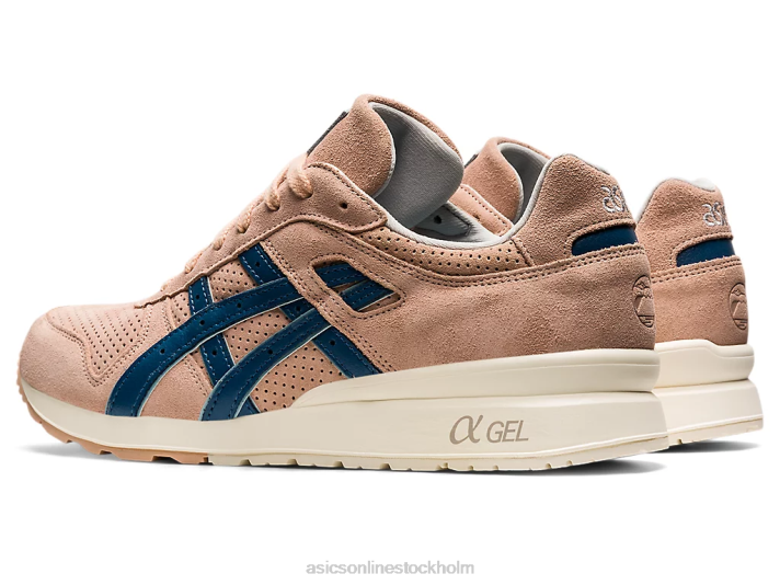 Asics gt-ii män D6D01754 blek aprikos/azurblå