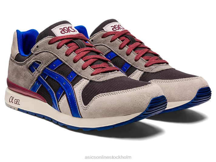 Asics gt-ii män D6D0766 obsidian grå/illusion blå