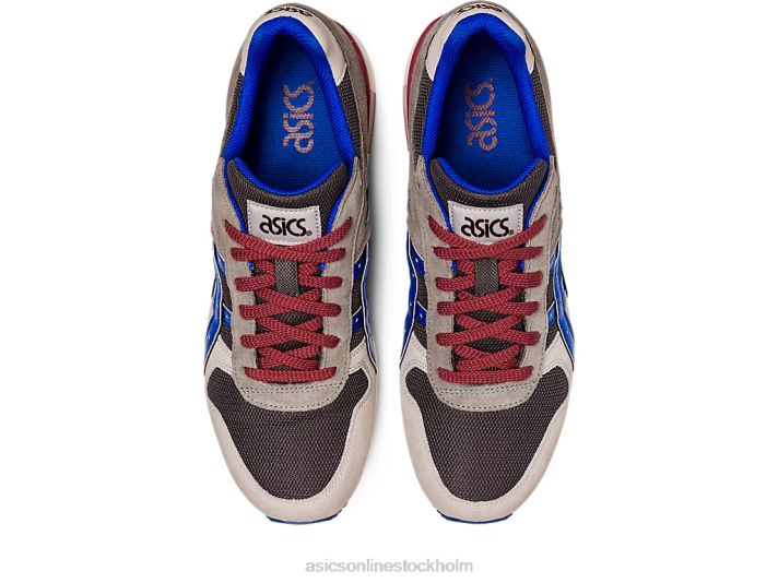 Asics gt-ii män D6D0766 obsidian grå/illusion blå